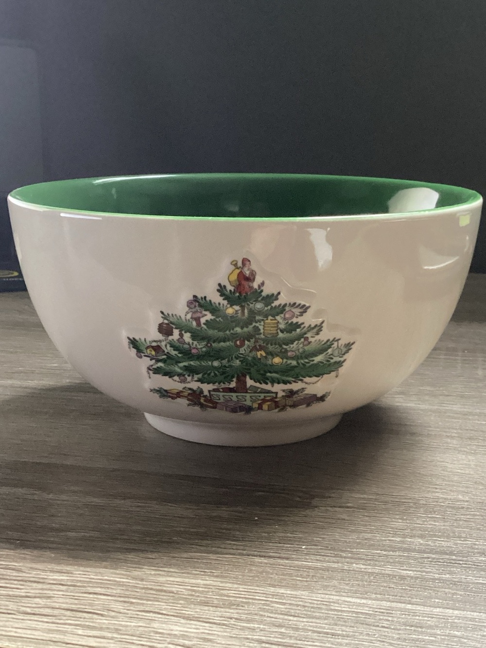 SPODE Vintage Christmas Tree Serving Bowl S3324-A8 excellent condition